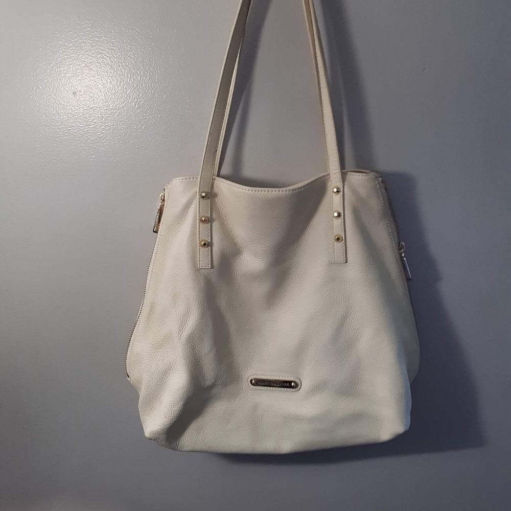 Juicy Couture White Leather Shoulder Bag